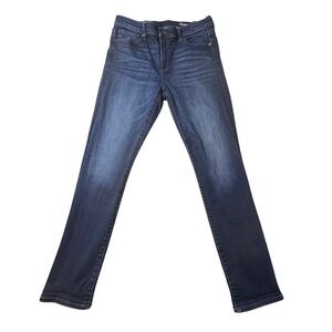 Gap 1969 Jeans Women 32 Dark Wash Resolution Slim Straight 141148 Stretch Denim